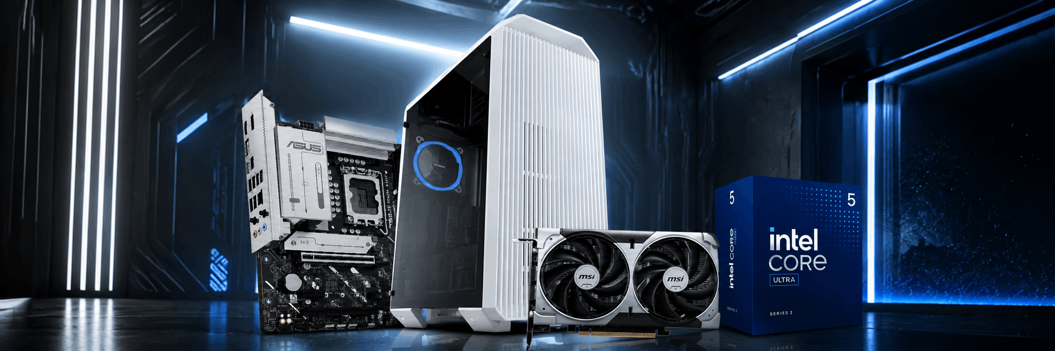 Pc Game Station 501 RTX 5060 Blanc